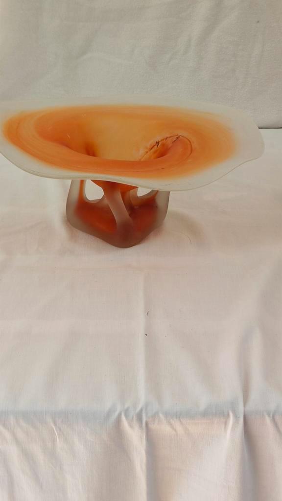 Glaskunst vintage schaal, Antiek en Kunst, Antiek | Schalen, Ophalen