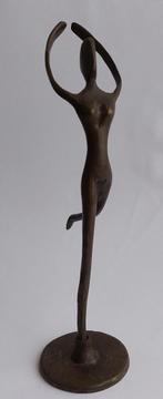 bronzen sculptuur van een danseres, ballerina. Nr 1, Antiek en Kunst, Ophalen