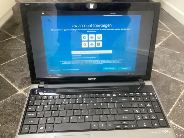 Acer Aspire Timeline X laptop te koop, Computers en Software, Windows Laptops, Gebruikt, 15 inch, HDD, 4 GB, Qwerty, Gaming, Ophalen