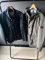 2 Fortezza winter/tussendoor jassen blauw/groen in maat 54., Ophalen of Verzenden, Gedragen, Maat 52/54 (L), Blauw