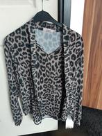 Sophia Panterprint Blouse Maat S, Bruin, Sophia, Ophalen of Verzenden, Zo goed als nieuw