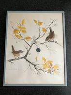 Vintage Mads Stage Prent - Vogels, Ophalen of Verzenden