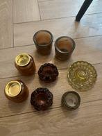 Waxinelicht houder 8 stuks, Ophalen of Verzenden, Zo goed als nieuw, Overige materialen, Minder dan 25 cm