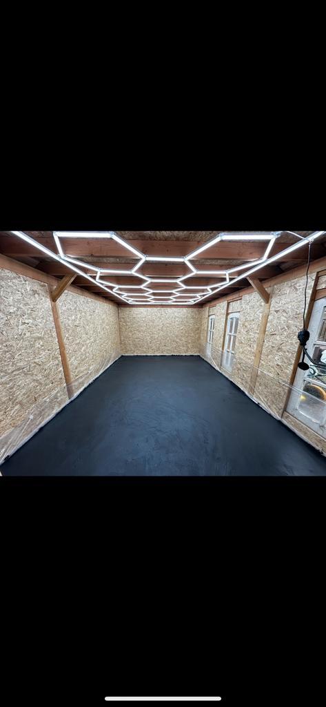Led hexagon lampen 2x3m, Doe-het-zelf en Verbouw, Bouwverlichting, Nieuw, Verzenden