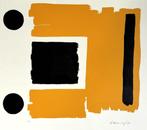 Zeefdruk Erik Oldenhof, abstracte compositie,, Ophalen of Verzenden