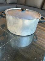 Vintage Grote aluminium pan 30 cm doorsned, Huis en Inrichting, Keuken | Potten en Pannen, Ophalen of Verzenden, Aluminium, Koekenpan of Braadpan