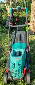 Grasmaaier Bosch, Tuin en Terras, Grasmaaiers, Ophalen, Cirkelmaaier, Gebruikt, Elektrische grasmaaier