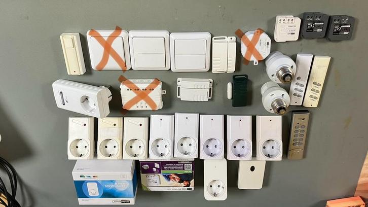 Diverse klikaanklikuit / sensoren / schakelaars, Doe-het-zelf en Verbouw, Elektra en Kabels, Gebruikt, Overige typen, Ophalen of Verzenden