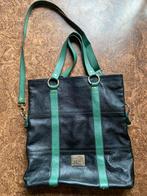 MY7WAYS LEDEREN SCHOUDER-/CROSSBODY TAS, Overige merken, Gebruikt, Zwart, Ophalen of Verzenden