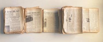 Partij diverse oorlogskranten Utrechtsch Dagblad/Nieuwsblad beschikbaar voor biedingen