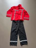 Brandweer Pak - Maat 128 - Carnaval, Ophalen, Zo goed als nieuw, 122 t/m 128, Jongen of Meisje