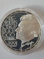Zilveren 500 Shilling 1991 Oostenrijk. H. von Karajan. PROOF, Ophalen of Verzenden, Oostenrijk, Losse munt, Zilver