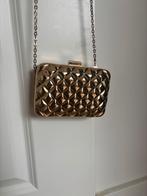 H&M Gouden Clutch - Avondtasje, Ophalen of Verzenden, Zo goed als nieuw, Geel, Avondtasje