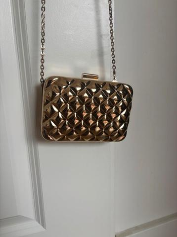 H&M Gouden Clutch - Avondtasje beschikbaar voor biedingen