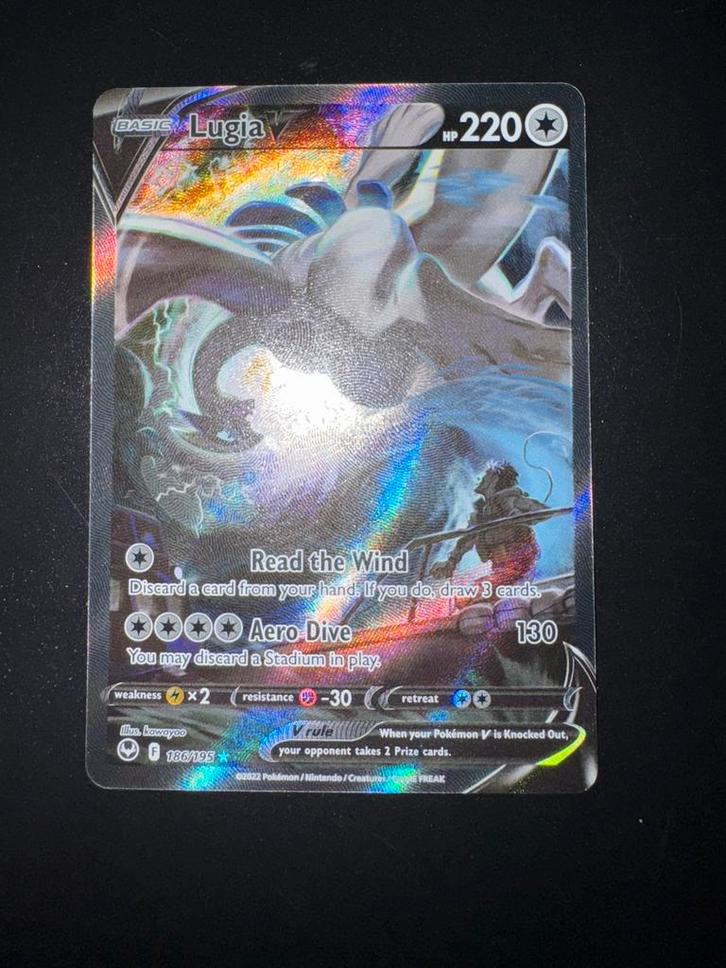 Lugia V alternare art - Silver Tempest, Hobby en Vrije tijd, Verzamelkaartspellen | Pokémon, Zo goed als nieuw, Ophalen of Verzenden