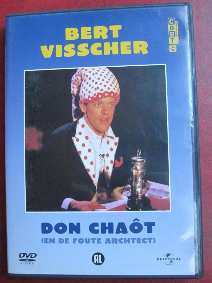 Bert Visscher Don Chaôt (en de foute architect), Cd's en Dvd's, Dvd's | Cabaret en Sketches, Zo goed als nieuw, Stand-up of Theatershow