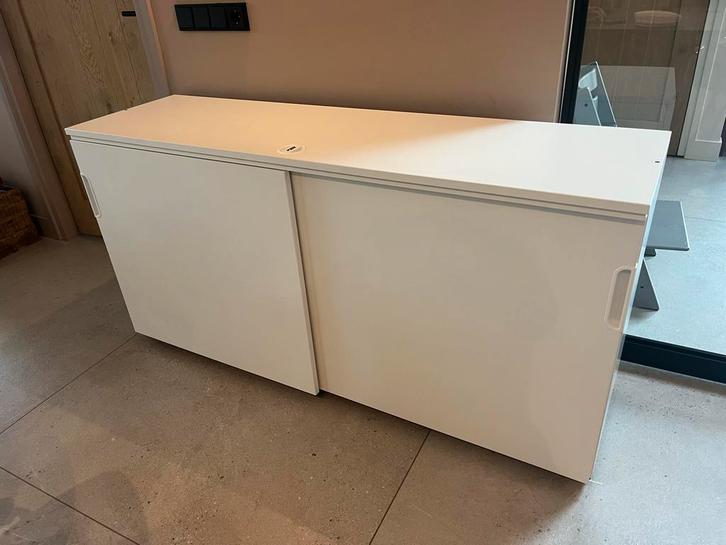 Witte IKEA GALANT kast met schuifdeuren - 160x80cm, Huis en Inrichting, Kasten | Roldeurkasten en Archiefkasten, Minder dan 100 cm