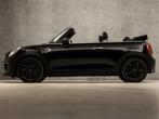 MINI Cabrio 1.5 Cooper Black Sport Automaat (NAVIGATIE, LED, Auto's, Mini, 12 maanden, Gebruikt, 4 stoelen, Zwart