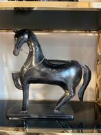 Metalen Paard Beeld - 38cm, Verzamelen, Beelden en Beeldjes, Ophalen of Verzenden, Nieuw, Dier