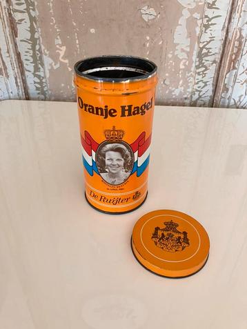 Oranje hagel blik Juliana/Beatix troonwisseling beschikbaar voor biedingen