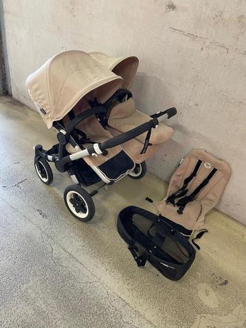 Bugaboo donkey duo beige/zandkleur beschikbaar voor biedingen