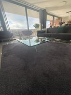 Glazen Salontafel 120x120cm, Huis en Inrichting, Tafels | Salontafels, Ophalen, Gebruikt, 100 tot 150 cm, Vierkant