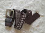 Stoere lederen Replay riem., Bruin, Ophalen of Verzenden, Zo goed als nieuw, Heupriem