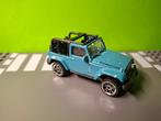 Majorette 224a - Jeep Wrangler Rubicon [blauw] 1/60, Ophalen of Verzenden, Gebruikt, Auto