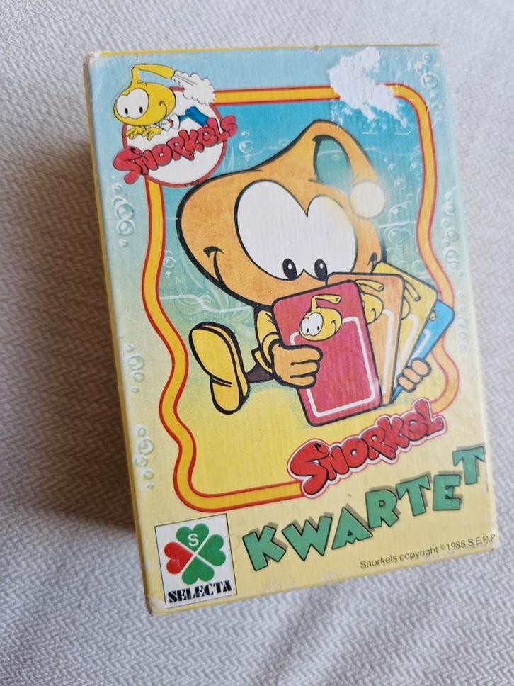 1985 de snorkels kwartet sep the snorks kaarten kaartspel, Verzamelen, Film en Tv, Zo goed als nieuw, Ophalen of Verzenden