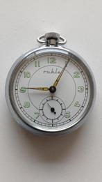 Ruhla zakhorloge, Sieraden, Tassen en Uiterlijk, Horloges | Antiek, Overige merken, Zakhorloge, Staal, 1960 of later