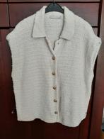 Studio Anneloes gilet Lotte maat L kit met goudspikkel, Kleding | Dames, Blouses en Tunieken, Studio Anneloes, Beige, Maat 42/44 (L)
