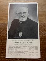 Bidprentje Henricus v. Ruth, Ophalen of Verzenden, Bidprentje