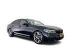 BMW 5 Serie 520d xDrive M-Sport-Pack High Executive Aut. *PA, Auto's, Zwart, Leder, Bedrijf, Diesel