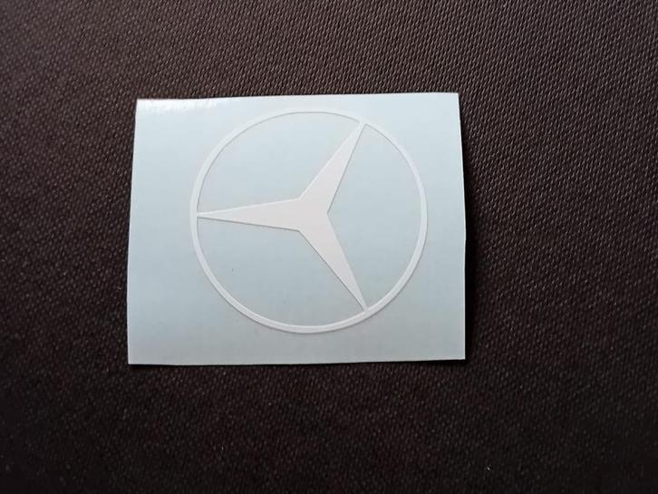 Mercedes logo vinyl sticker, Auto diversen, Autostickers, Verzenden