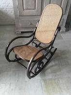 Schommelstoel, Huis en Inrichting, Stoelen, Ophalen, Gebruikt, Bruin, Eén