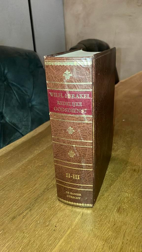 KR-1 Wilhelmus à Brakel Redelijke Godsdienst deel 2-3, Boeken, Godsdienst en Theologie, Gelezen, Ophalen of Verzenden