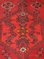 Fantastisch vintage handgeknoopt Perzisch tapijt kelim kleed, Huis en Inrichting, 200 cm of meer, Rood, 100 tot 150 cm, Gebruikt