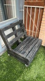 Tuinbankje van pallets, Ophalen, Gebruikt, Hout