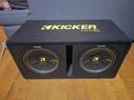 Kicker Comp C gepoorte kist 600 watt rms 1200 watt max, Audio, Tv en Foto, Luidsprekers, Subwoofer, Zo goed als nieuw, 120 watt of meer