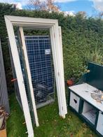 Meranti hardhout kozijnen en deurspijlen, Ophalen, Gebruikt, Minder dan 75 cm, Deurkozijn