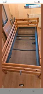Auping elektrische spiraal 200 x 90 cm met Flexa bed, Huis en Inrichting, Slaapkamer | Bedden, Ophalen, 90 cm, Eenpersoons, Hout