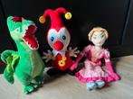 Efteling knuffels - jokie - draak - prinses, Ophalen of Verzenden, Zo goed als nieuw, Overige typen
