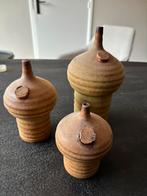 Vintage Klaas Fenne de leeuwe keramiek oliellamp kunst art, Ophalen of Verzenden