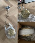 Zuiver hanglamp gringo flat gold white, Nieuw, Ophalen of Verzenden, 75 cm of meer