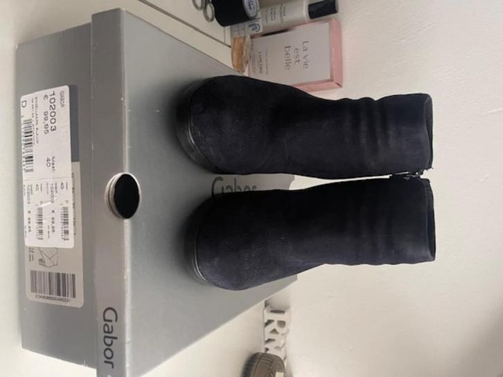 GABOR - hippe enkellaars blauw maat 40, Kleding | Dames, Schoenen, Zo goed als nieuw, Lage of Enkellaarzen, Blauw, Verzenden