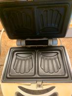 Tefal Croque Gaufre Tosti-ijzer, Witgoed en Apparatuur, Contactgrills, Ophalen of Verzenden, Uitneembare platen, Gebruikt