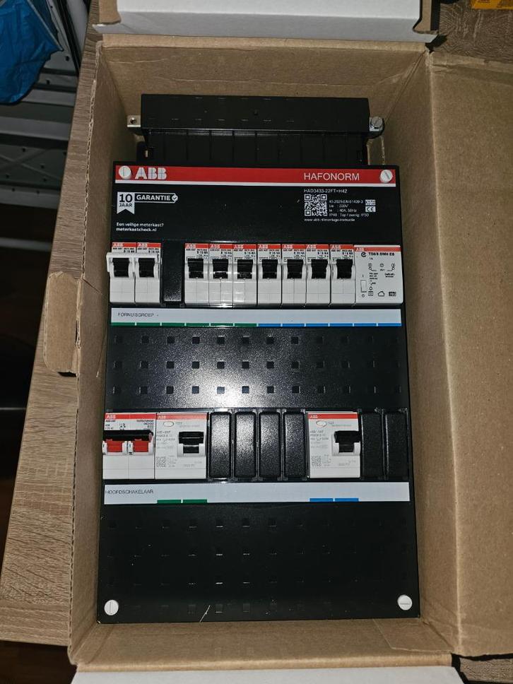Spiksplinternieuwe ABB Groepenkast, Doe-het-zelf en Verbouw, Elektra en Kabels, Nieuw, Overige typen, Ophalen