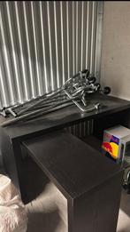 Zwarte bureau, Ophalen of Verzenden, Zo goed als nieuw