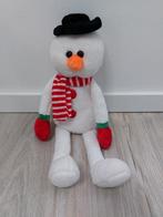 Knuffel sneeuwpop snowman sneeuw L816, Kinderen en Baby's, Speelgoed | Knuffels en Pluche, Ophalen of Verzenden, Zo goed als nieuw