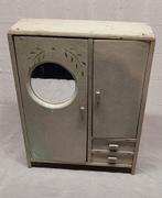 Antiek Poppenkastje Groen met Spiegeltje, Gebruikt, Minder dan 100 cm, 25 tot 50 cm, 50 tot 100 cm